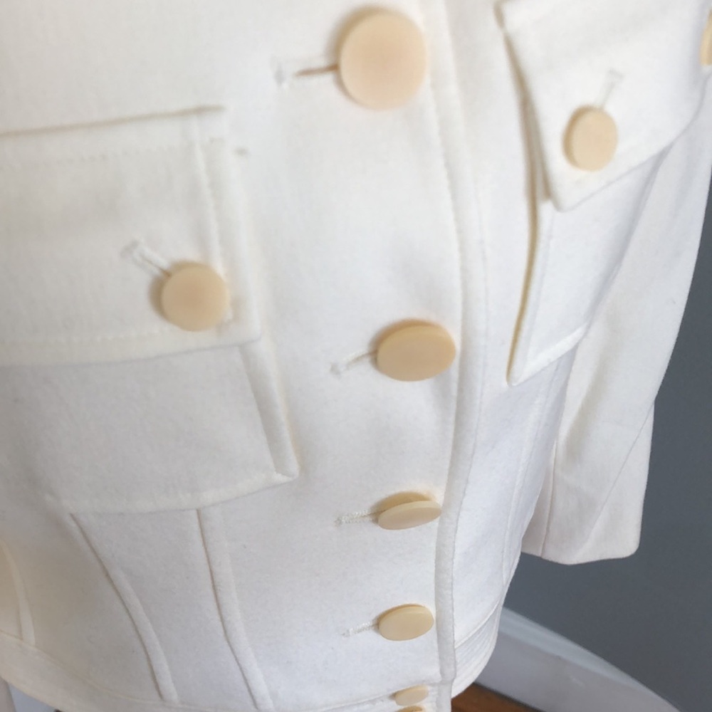 Talbots Ivory Wool Jacket - Picture 6 of 10
